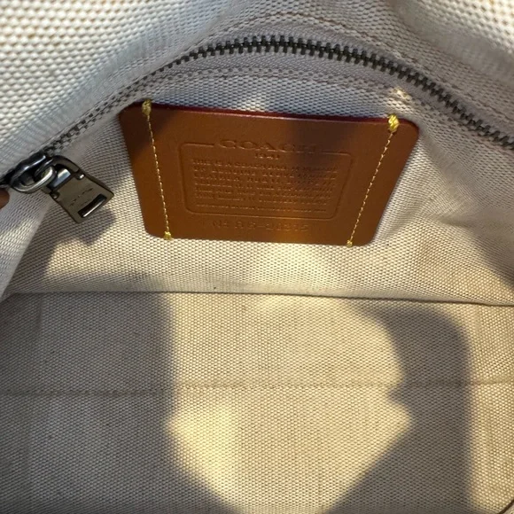 COACH Rouge Pebbled Black Leather Bag - Picture 7 of 12